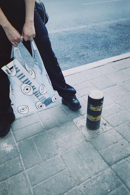 Sustainable Tote Bag | Clear bag Crafted from Recycled Plastic | Dry bag | Gun-Free bag