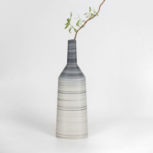 Eco-Harmony Bottle Neck Vase - Timeless Elegance in Recycled Craftsmanship - J.W. Frye