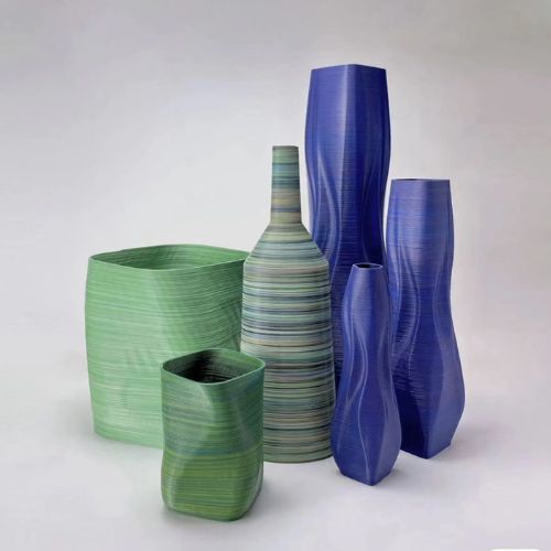 Eco-Harmony Bottle Neck Vase - Timeless Elegance in Recycled Craftsmanship - J.W. Frye