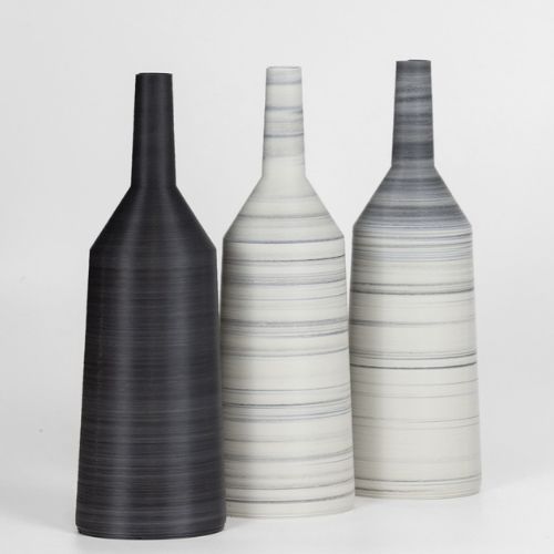 Eco-Harmony Bottle Neck Vase - Timeless Elegance in Recycled Craftsmanship - J.W. Frye