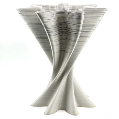 Eco-Harmony Tall Swirl Vase - Recycled Artistry in 100% Recycled Plastic - J.W. Frye